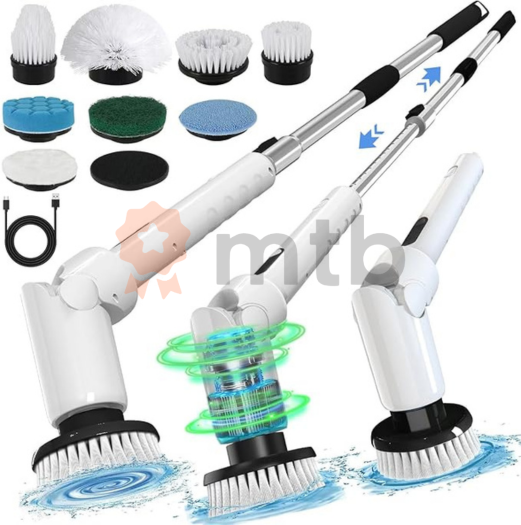 فرشاة التنظيف الكهربائية 8 في 1